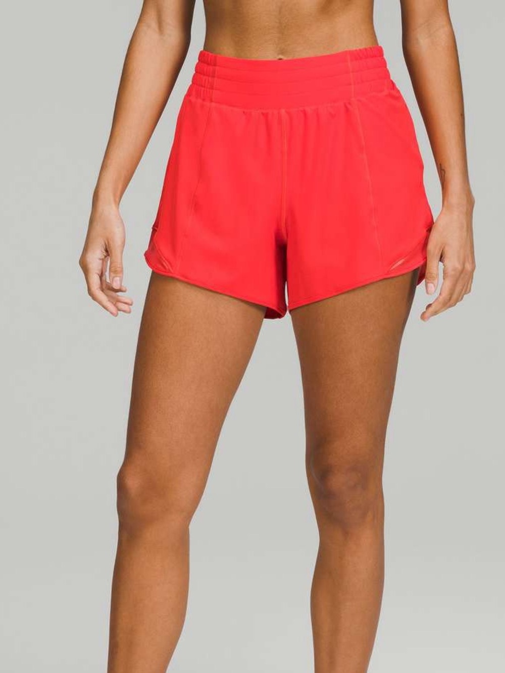 Lululemon Hotty Hot High Rise Lined Shorts (Hot Heat)